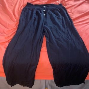 Black baiting suit cover pants